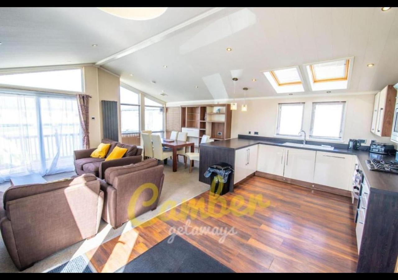 Mp768 - Camber Sands Holiday Park - Huge Lodge - Small Dog Friendly - Sleeps 8 Buitenkant foto